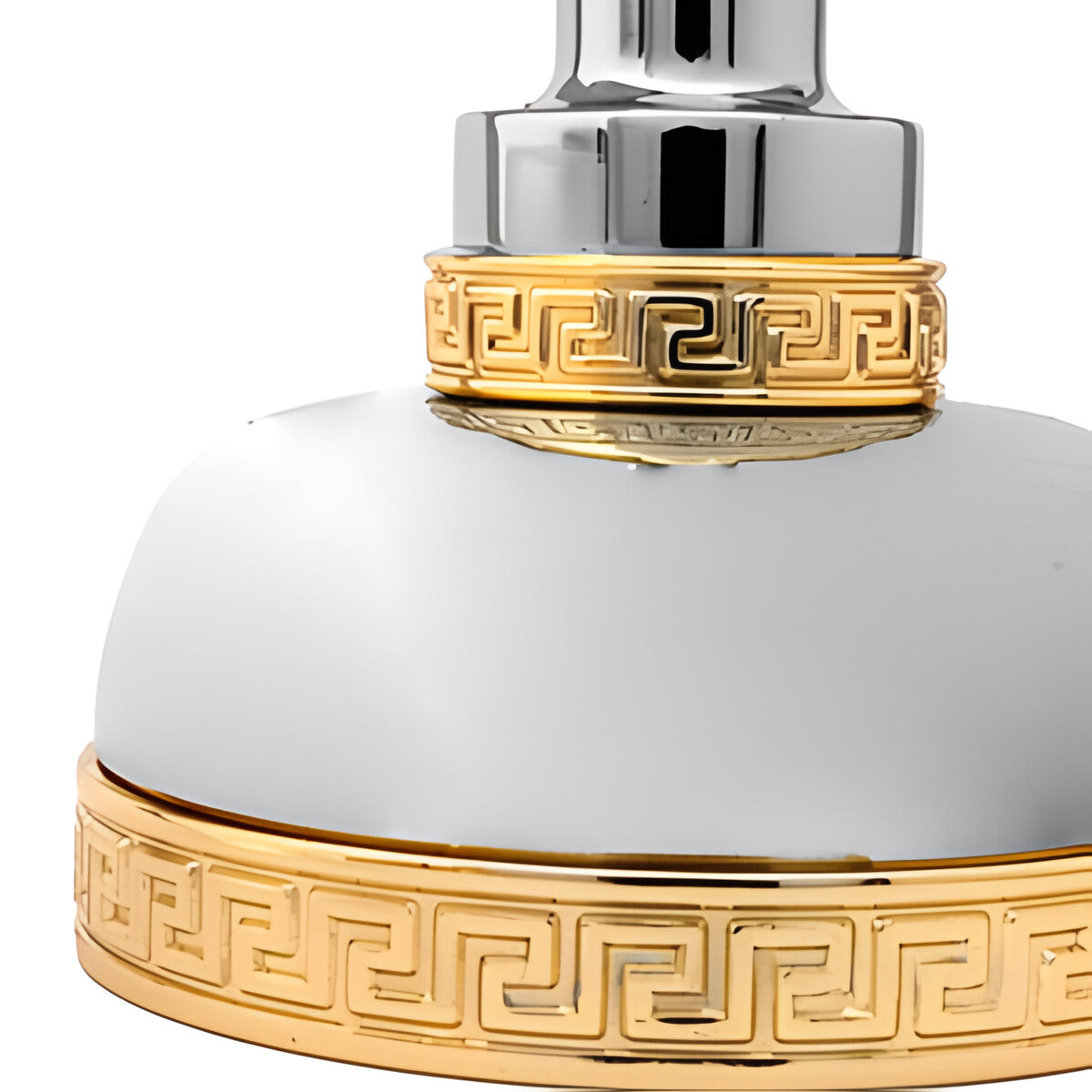 Versace Classic Wall Mounted Soap Dish Chrome Gold Finish Signature Medusa