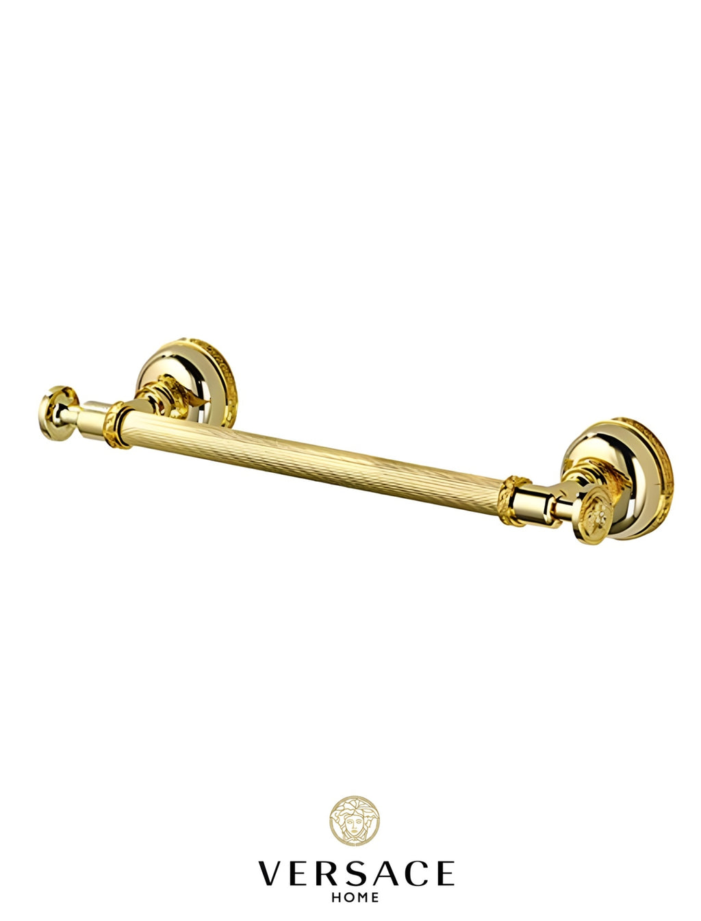 Versace Classic Towel Bar Rail 40cm 15.75 in. Gold Finish Medusa Details