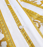 Versace I ♡ Baroque Duvet Cover Queen Size White Gold Medusa