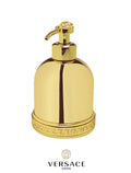 Versace Classic Soap Dispenser in Gold Finish Signature Medusa Details