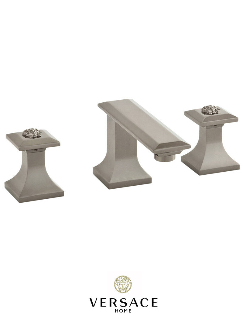 Versace Superbe Washbasin Bath Faucet Set Chrome Finish Signature Medusa Detail