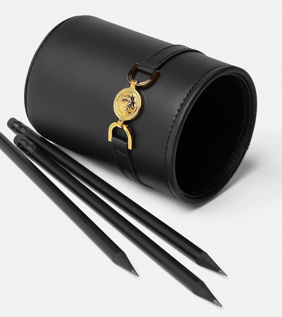 Versace Medusa 95 Pencil Cup Holder and Pencils