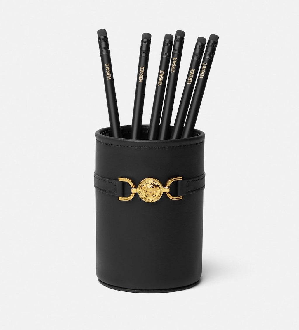 Versace Medusa 95 Pencil Cup Holder and Pencils