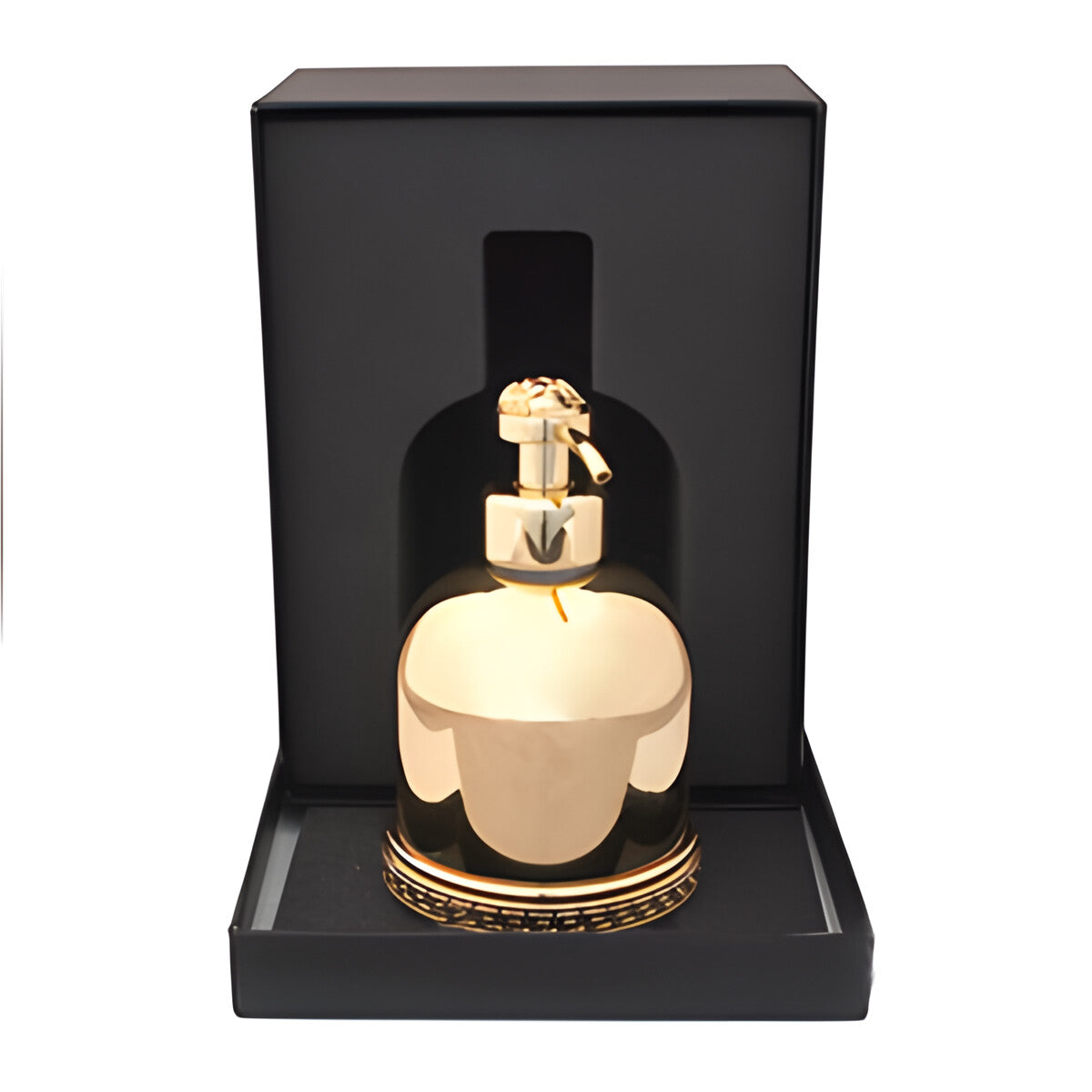 Versace Classic Soap Dispenser in Gold Finish Signature Medusa Details