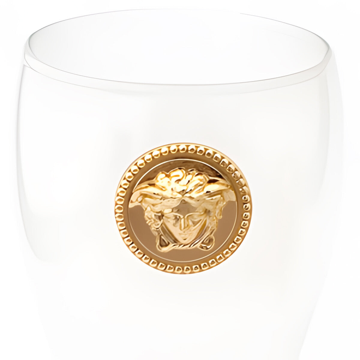 Versace Classic Wall Cup Holder in Gold Finish Signature Medusa Details