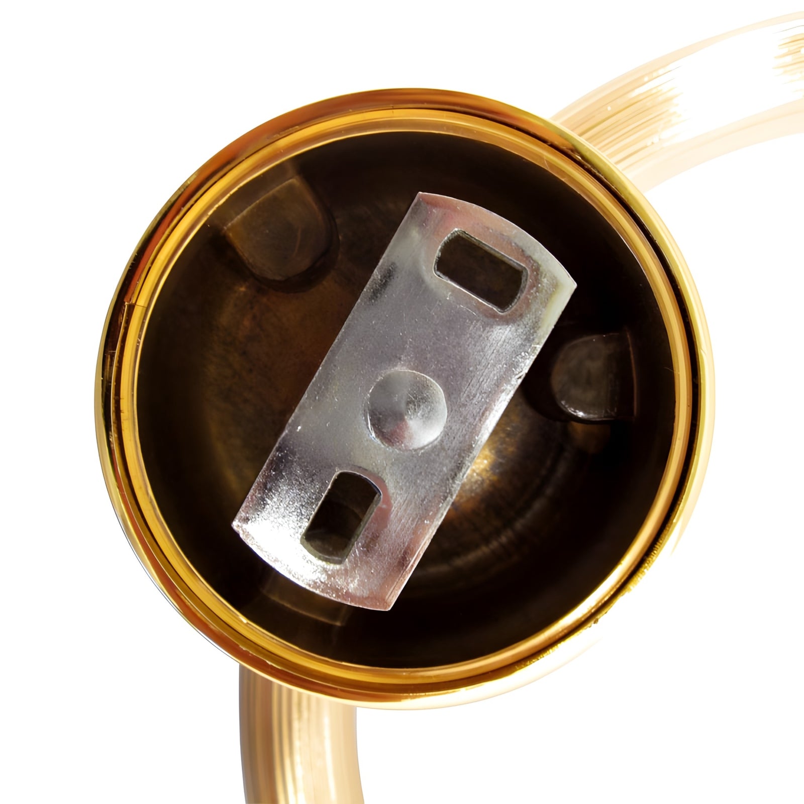 Versace Classic Ring Towel Holder in Gold Finish Signature Medusa Details