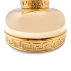 Versace Classic Ring Towel Holder in Gold Finish Signature Medusa Details