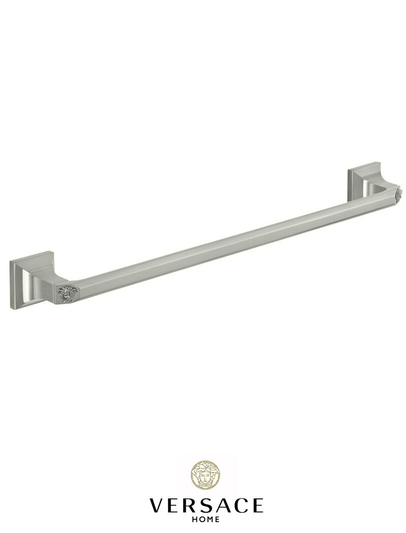 Versace Superbe Towel Bar 60cm 23.5 Inch Chrome Finish Signature Medusa Detail