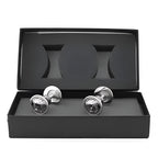 Versace Classic Cabinet Knobs in Chrome Signature Medusa Details