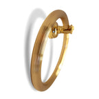 Versace Classic Ring Towel Holder in Gold Finish Signature Medusa Details